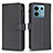 Custodia Portafoglio In Pelle Cover con Supporto B17F per Xiaomi Redmi Note 13 Pro 5G Nero