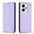 Custodia Portafoglio In Pelle Cover con Supporto B17F per Xiaomi Redmi Note 13 Pro+ Plus 5G Lavanda