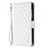 Custodia Portafoglio In Pelle Cover con Supporto B18F per Oppo A2 5G Bianco