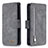 Custodia Portafoglio In Pelle Cover con Supporto B18F per Samsung Galaxy M60s Grigio