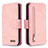 Custodia Portafoglio In Pelle Cover con Supporto B18F per Samsung Galaxy S20 5G Oro Rosa