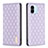 Custodia Portafoglio In Pelle Cover con Supporto B19F per Xiaomi Poco C50 Viola