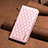 Custodia Portafoglio In Pelle Cover con Supporto B19F per Xiaomi Poco C55 Oro Rosa