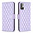 Custodia Portafoglio In Pelle Cover con Supporto B19F per Xiaomi POCO M3 Pro 5G Viola