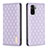 Custodia Portafoglio In Pelle Cover con Supporto B19F per Xiaomi Poco M5S Viola