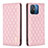 Custodia Portafoglio In Pelle Cover con Supporto B19F per Xiaomi Redmi 12C 4G Oro Rosa