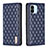 Custodia Portafoglio In Pelle Cover con Supporto B19F per Xiaomi Redmi A2 Plus Blu