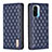 Custodia Portafoglio In Pelle Cover con Supporto B19F per Xiaomi Redmi K40 Pro 5G Blu