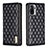 Custodia Portafoglio In Pelle Cover con Supporto B19F per Xiaomi Redmi Note 10S 4G Nero