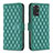 Custodia Portafoglio In Pelle Cover con Supporto B19F per Xiaomi Redmi Note 11 4G (2022) Verde