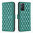 Custodia Portafoglio In Pelle Cover con Supporto B19F per Xiaomi Redmi Note 11 Pro 4G Verde