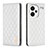 Custodia Portafoglio In Pelle Cover con Supporto B19F per Xiaomi Redmi Note 13 Pro+ Plus 5G Bianco