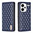 Custodia Portafoglio In Pelle Cover con Supporto B19F per Xiaomi Redmi Note 13 Pro+ Plus 5G Blu