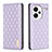 Custodia Portafoglio In Pelle Cover con Supporto B19F per Xiaomi Redmi Note 13 Pro+ Plus 5G Viola