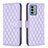 Custodia Portafoglio In Pelle Cover con Supporto B20F per Nokia G22 Viola