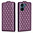 Custodia Portafoglio In Pelle Cover con Supporto B20F per Xiaomi Redmi 13C Viola