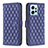 Custodia Portafoglio In Pelle Cover con Supporto B20F per Xiaomi Redmi Note 12 4G Blu