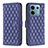 Custodia Portafoglio In Pelle Cover con Supporto B20F per Xiaomi Redmi Note 13 Pro 5G Blu