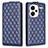 Custodia Portafoglio In Pelle Cover con Supporto B20F per Xiaomi Redmi Note 13 Pro+ Plus 5G Blu