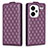 Custodia Portafoglio In Pelle Cover con Supporto B20F per Xiaomi Redmi Note 13 Pro+ Plus 5G Viola