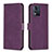 Custodia Portafoglio In Pelle Cover con Supporto B21F per Motorola Moto E13 Viola