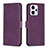 Custodia Portafoglio In Pelle Cover con Supporto B21F per Motorola Moto G13 Viola