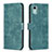 Custodia Portafoglio In Pelle Cover con Supporto B21F per Nokia C12 Plus Verde