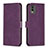 Custodia Portafoglio In Pelle Cover con Supporto B21F per Nokia C210 Viola