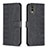 Custodia Portafoglio In Pelle Cover con Supporto B21F per Nokia C32 Nero