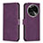 Custodia Portafoglio In Pelle Cover con Supporto B21F per Oppo Find X6 5G Viola