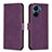 Custodia Portafoglio In Pelle Cover con Supporto B21F per Xiaomi Poco C65 Viola