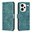 Custodia Portafoglio In Pelle Cover con Supporto B21F per Xiaomi Redmi Note 13 Pro+ Plus 5G Verde