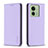 Custodia Portafoglio In Pelle Cover con Supporto B22F per Motorola Moto Edge (2023) 5G Lavanda