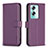 Custodia Portafoglio In Pelle Cover con Supporto B22F per Oppo A2 5G Viola