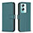 Custodia Portafoglio In Pelle Cover con Supporto B22F per Oppo A79 5G Verde