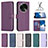 Custodia Portafoglio In Pelle Cover con Supporto B22F per Oppo Find X6 Pro 5G