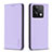 Custodia Portafoglio In Pelle Cover con Supporto B22F per Xiaomi Redmi Note 13 5G Lavanda