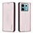 Custodia Portafoglio In Pelle Cover con Supporto B22F per Xiaomi Redmi Note 13 Pro 5G Oro Rosa