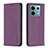 Custodia Portafoglio In Pelle Cover con Supporto B22F per Xiaomi Redmi Note 13 Pro 5G Viola