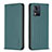 Custodia Portafoglio In Pelle Cover con Supporto B23F per Motorola Moto E13 Verde