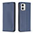 Custodia Portafoglio In Pelle Cover con Supporto B23F per Motorola Moto G73 5G