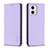 Custodia Portafoglio In Pelle Cover con Supporto B23F per Motorola Moto G73 5G Lavanda