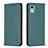 Custodia Portafoglio In Pelle Cover con Supporto B23F per Nokia C12 Plus Verde