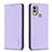 Custodia Portafoglio In Pelle Cover con Supporto B23F per Nokia C22 Lavanda