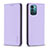 Custodia Portafoglio In Pelle Cover con Supporto B23F per Nokia G11 Lavanda