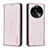 Custodia Portafoglio In Pelle Cover con Supporto B23F per Oppo Find X6 Pro 5G Oro Rosa