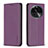 Custodia Portafoglio In Pelle Cover con Supporto B23F per Oppo Find X6 Pro 5G Viola