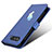 Custodia Portafoglio In Pelle Cover con Supporto BY1 per Asus ROG Phone 5s Blu