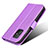 Custodia Portafoglio In Pelle Cover con Supporto BY1 per Asus ZenFone 8 Mini Viola