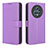 Custodia Portafoglio In Pelle Cover con Supporto BY1 per Huawei Honor Magic5 5G Viola